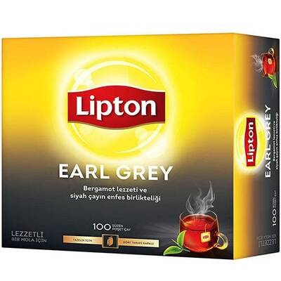 Lipton Earl Grey Bardak Poşet Çay 100`lü - 1