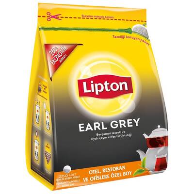 Lipton Earl Grey Demlik Poşet (3,2 gr) 250`li - 1