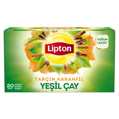 Lipton Karanfil Tarçın Karışım Yeşil Çay 20'li - 1