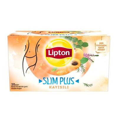Lipton Slim Plus Kayısılı Bardak Poşet Çay 20`li - 2