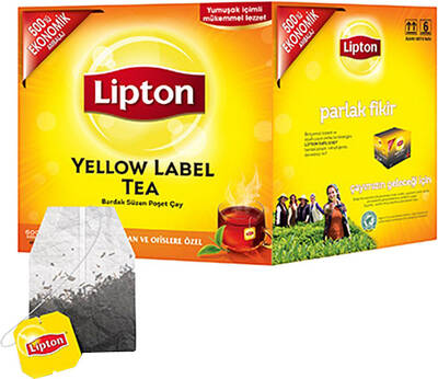 Lipton Yellow Label Bardak Poşet (2 gr) 500`lü - 1