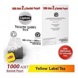 Lipton Yellow Label Bardak Poşet Çay 2 gr 1000`li - 1