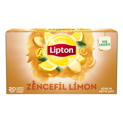 Lipton Zencefil Limon Bardak Poşet Çay 20`li - 1