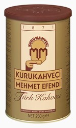 Kurukahveci Mehmet Efendi Türk Kahvesi Teneke Kutu 250 gr - 1