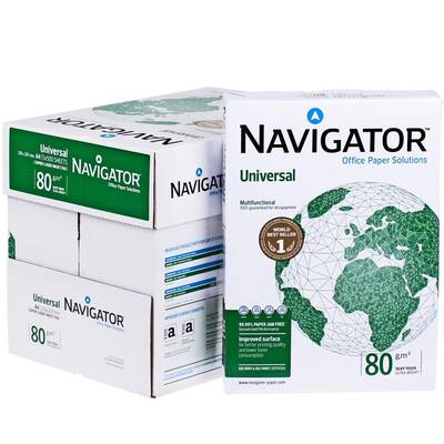 Navigator A4 Fotokopi Kağıdı - 80 gr - 1 Koli - 5 Paket - 2.500 Sayfa - 1