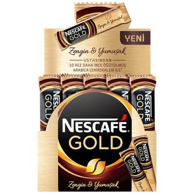 Nescafe Gold Hazır Kahve 2 gr x 50`li Paket - 1
