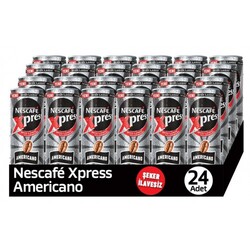 Nescafe Xpress Zero Black 250 ml 24'lü - 1