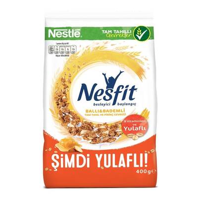 Nestle Nesfit Ballı Bademli Mısır Gevreği 400 gr - 1