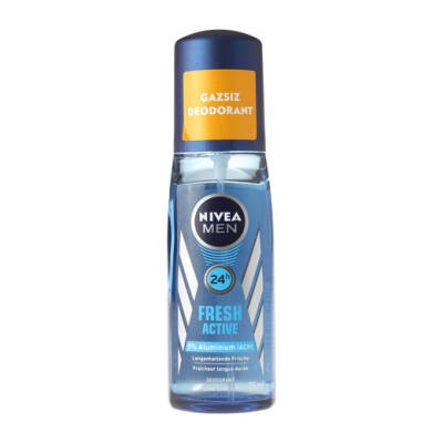 Nivea Deodorant Pump Sprey Fresh Active 75 Ml Mavi - 1