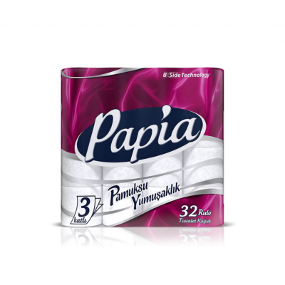 Papia Tuvalet Kağıdı 32'li 3 Paket - 1