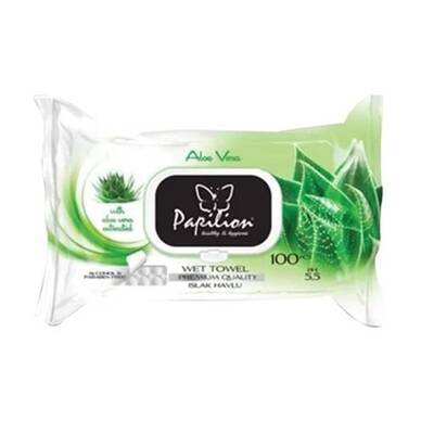 Papilion Islak Havlu Aloe Vera 100 lü Paket - 1