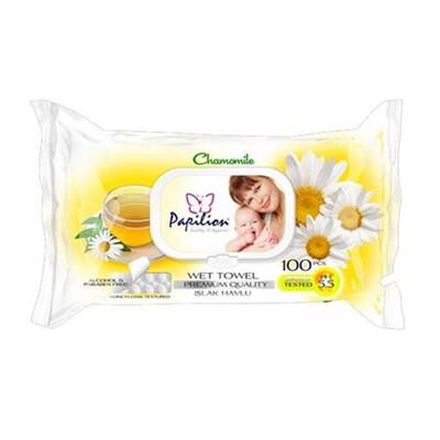 Papilion Islak Havlu Papatya 100 lü Paket - 1