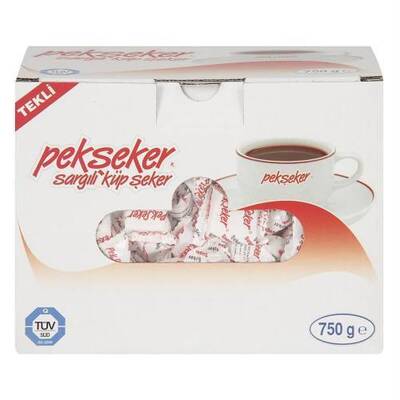 Pekşeker Purlize Tek Sargılı Küp Şeker 750 gr - 1