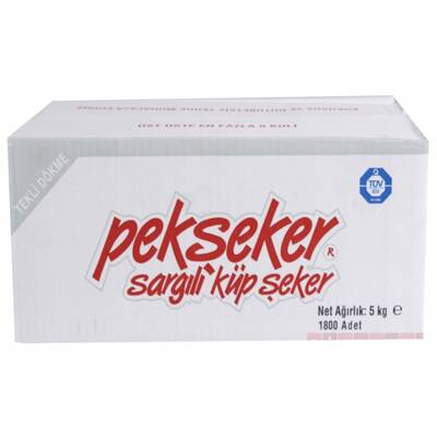 Pekşeker Tek Sargılı Dökme Küp Şeker 5 kg - 1