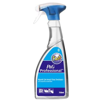 P&G Flash No 8 3 in1 Hijyenik Yüzey ve Cam Temizleyici 750 ml - 1