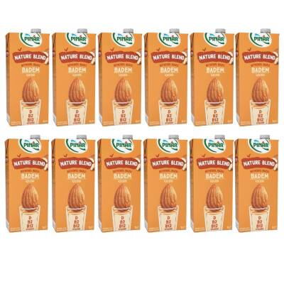 Pınar Nature Blend Bitkisel Bazlı Badem İçeceği 1 Lt 12'li - 2