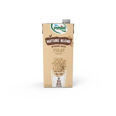 Pınar Nature Blend Bitkisel Bazlı Yulaf İçeceği 1 Lt 12'li - 1