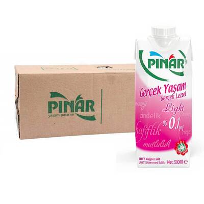 Pınar Süt Light 500 ml 12`li - 1
