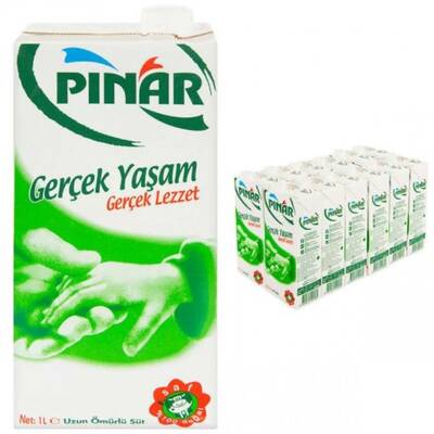 Pınar Süt Tam Yağlı 1000 ml 12`li - 1