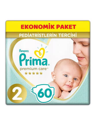 Prima Premium Care Bebek Bezi 2 Numara 60lı - 1