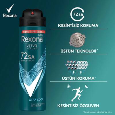 Rexona Deodorant Men Extra Cool Üstün Koruma 150 Ml - 3