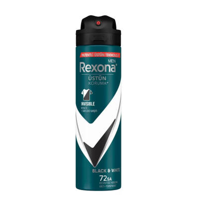 Rexona Men Deodorant Black & White Üstün Koruma 150 Ml - 1