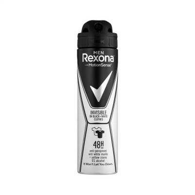 Rexona Deodorant Invisible Black&White Clothes Men 150 Ml - 1