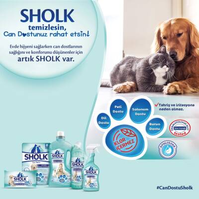 Sholk Hayvanlara Özel Leke ve Koku Giderici Sprey 750 Ml - 2