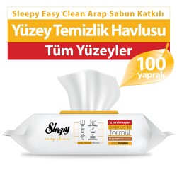 Sleepy Yüzey Temizleyici Mendil Arap Sabunlu 100'lü - 2