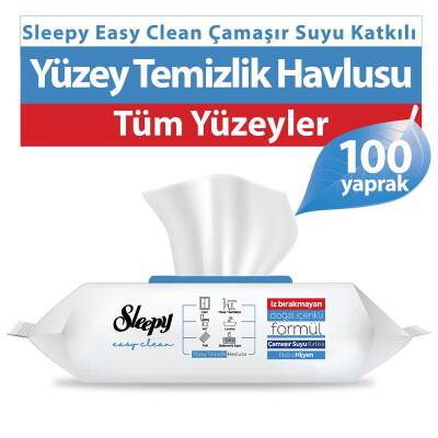 Sleepy Yüzey Temizleyici Mendil Çamaşır Sulu 100'lü - 3