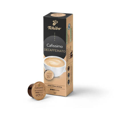 Tchibo Cafissimo Crema Decaffeinato Kafeinsiz Kapsül Kahve10'lu - 1