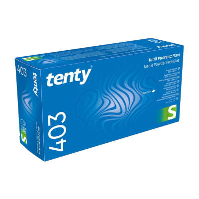 Tenty 403 Nitril Pudrasız Muayene Eldiveni S Beden - 1