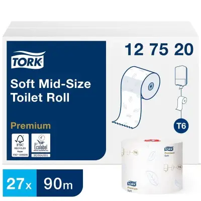 Tork Çift Rulo Tuvalet Kağıdı Premium - 1