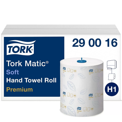 Tork Matic Hareketli Kağıt Havlu Premium - Çift Katlı - 100 metre - 6`lı Rulo - 21cm - 1