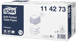 Tork Premium Yumuşak Katlamalı Tuvalet Kâğıdı - Çift Katlı - 252 Yaprak - 30 Paket - 2