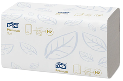 Tork Xpress Z Katlı Kağıt Havlu Premium - Çift Katlı - 150 Yaprak - 21 Paket - 21,2cm x 25,5cm - 2