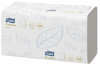 Tork Xpress Z Katlı Kağıt Havlu Premium - Çift Katlı - 150 Yaprak - 21 Paket - 21,2cm x 25,5cm - 2