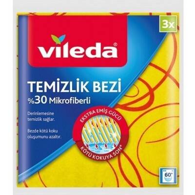 Vileda Temizlik Bezi + %30 Microfiber 3`lü - 1