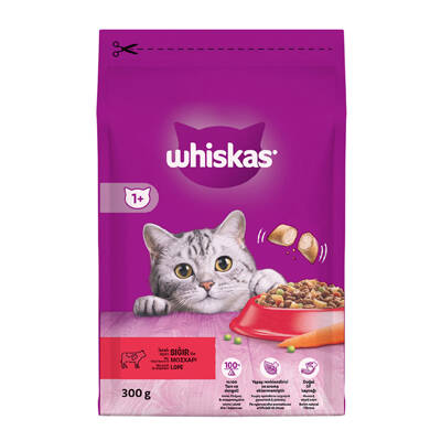 Whiskas Yetişkin Biftekli Kuru Mama 300 G - 1